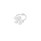 Bague ajustable fleur