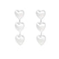 Boucles d'oreilles 3 cœurs